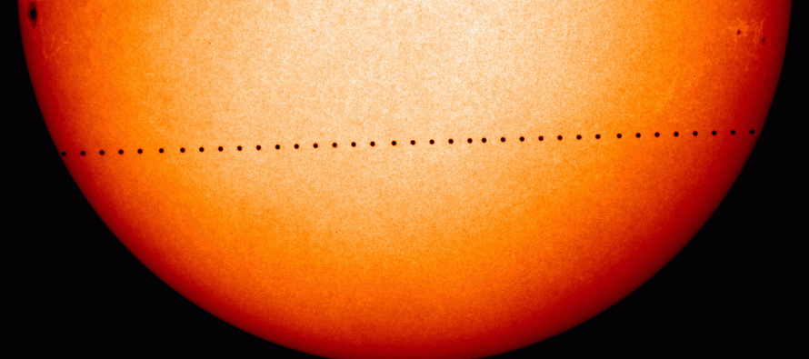 El mas pequeño enfrenta al Gigante (Transito Mercurio – Sol)